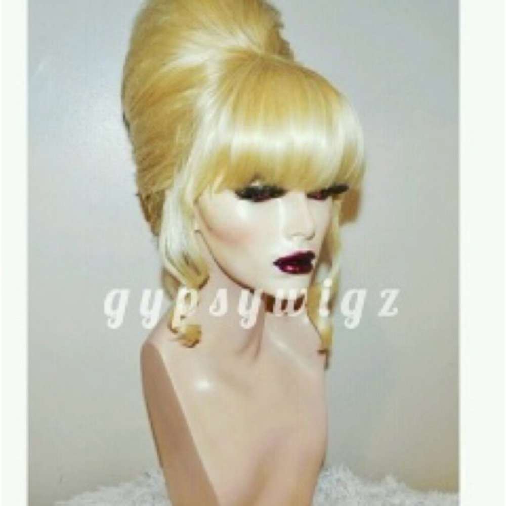 Blonde Beehive Wig